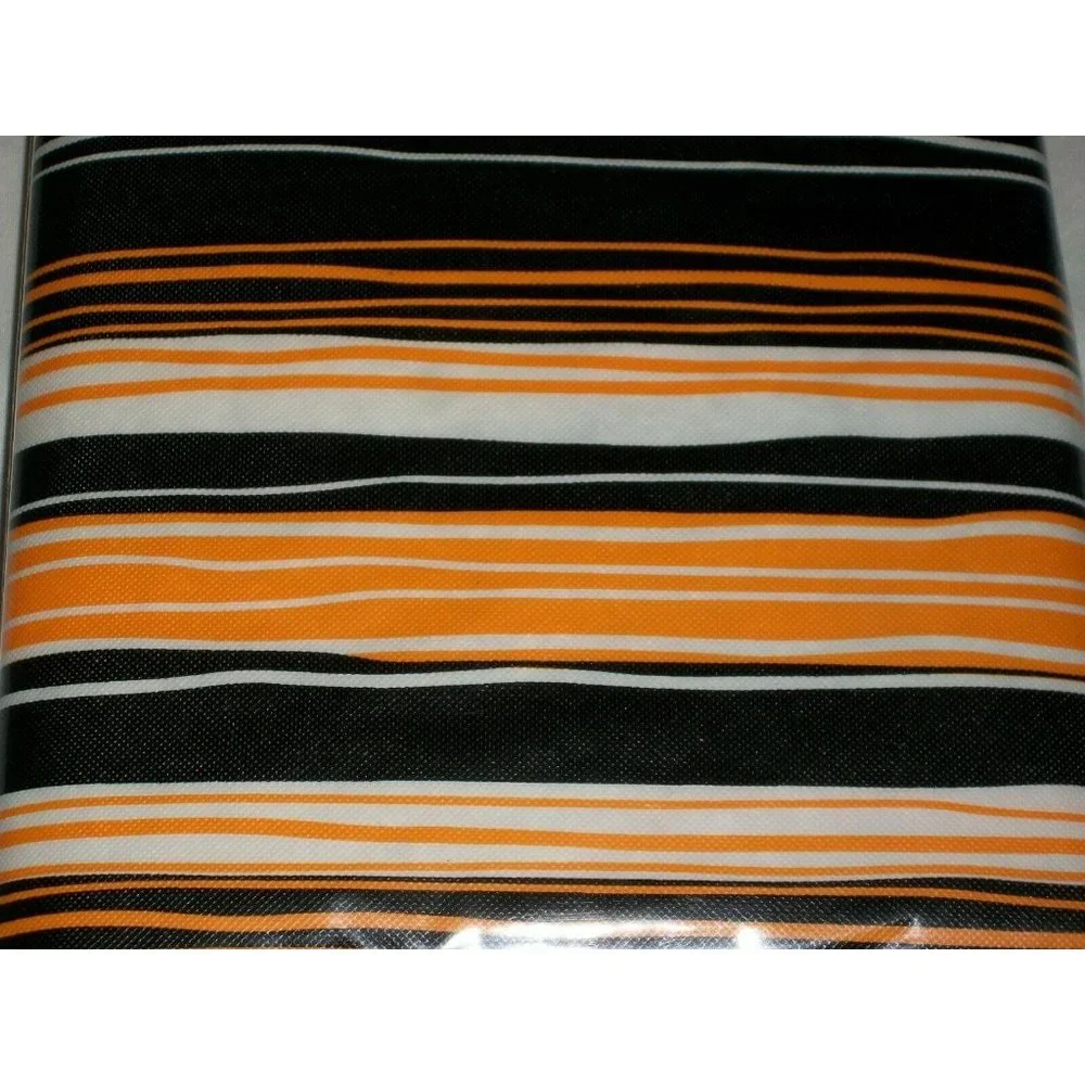 Halloween Haunting Stripe Orange Black Stripe 52